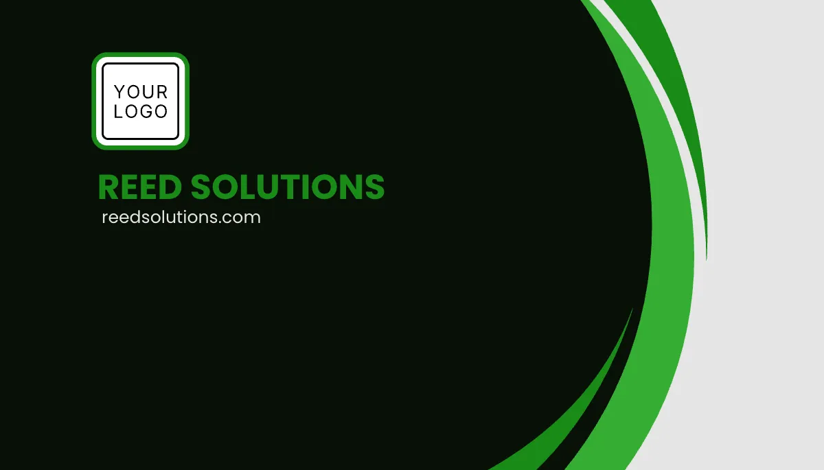 Free Bold QR Code Business Card Template to Edit Online