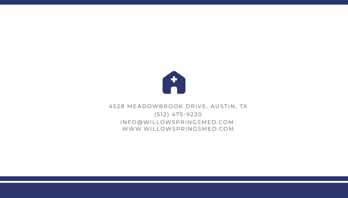 Free White Medical Home Business Card Template to Edit Online