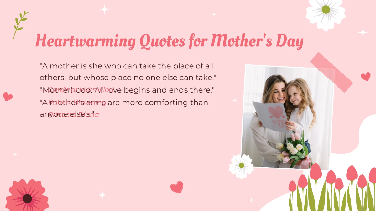 Free Mother's Day Presentation Template to Edit Online