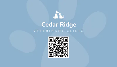 Free Medical Veterinarian Business Card Template to Edit Online