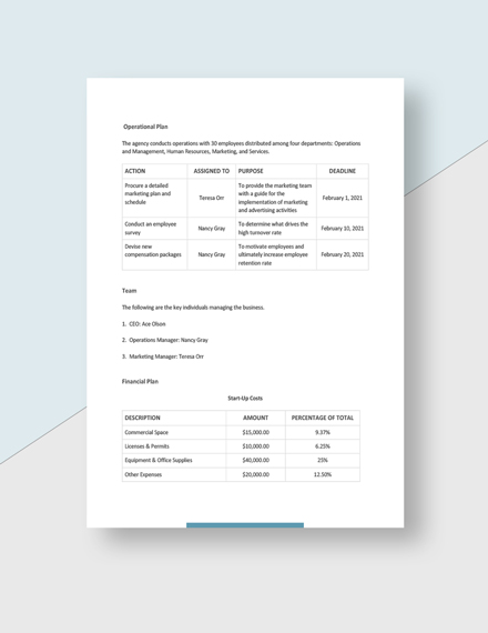 Billboard advertising business plan pdf image