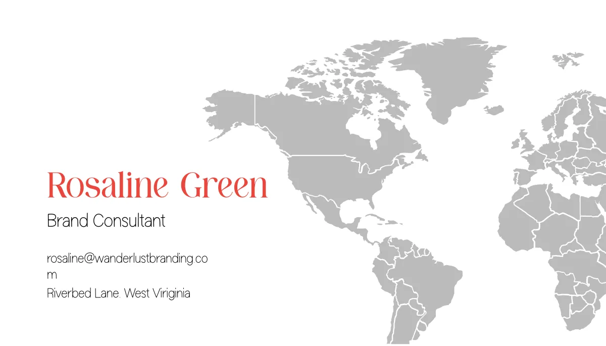 Free Travel Branding Business Card Template to Edit Online
