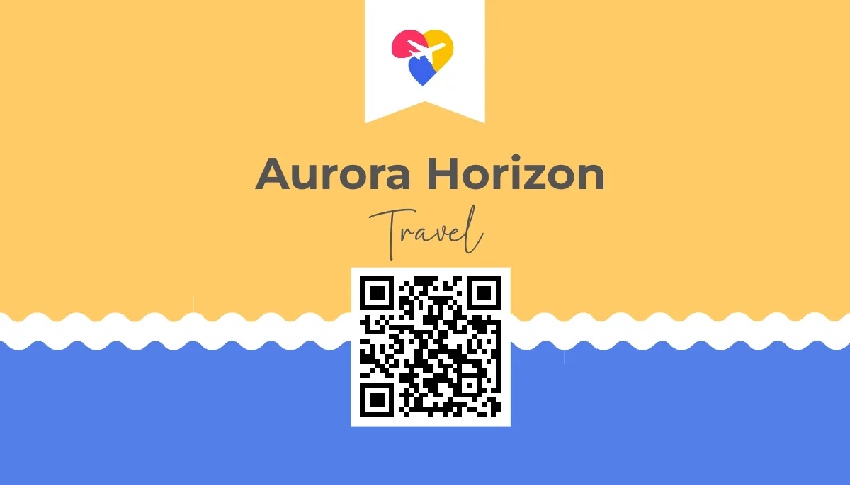 Free Travel Business Card with Logo Template to Edit Online