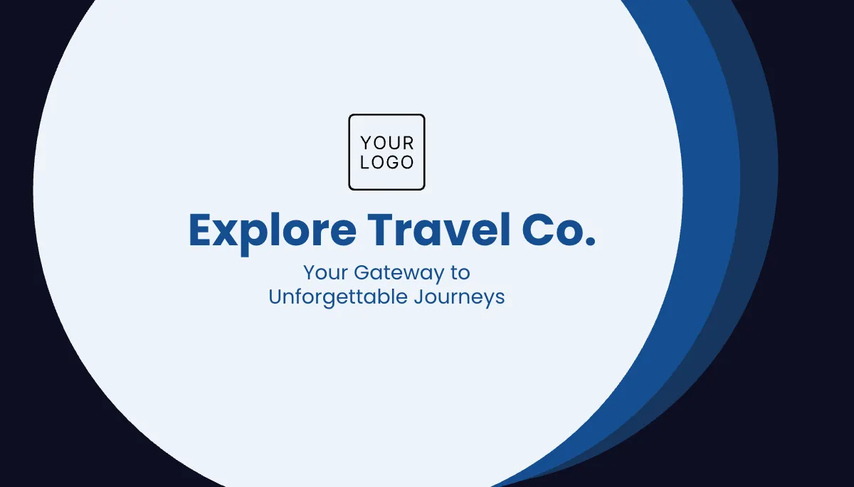 Free Travel Company Business Card Template to Edit Online