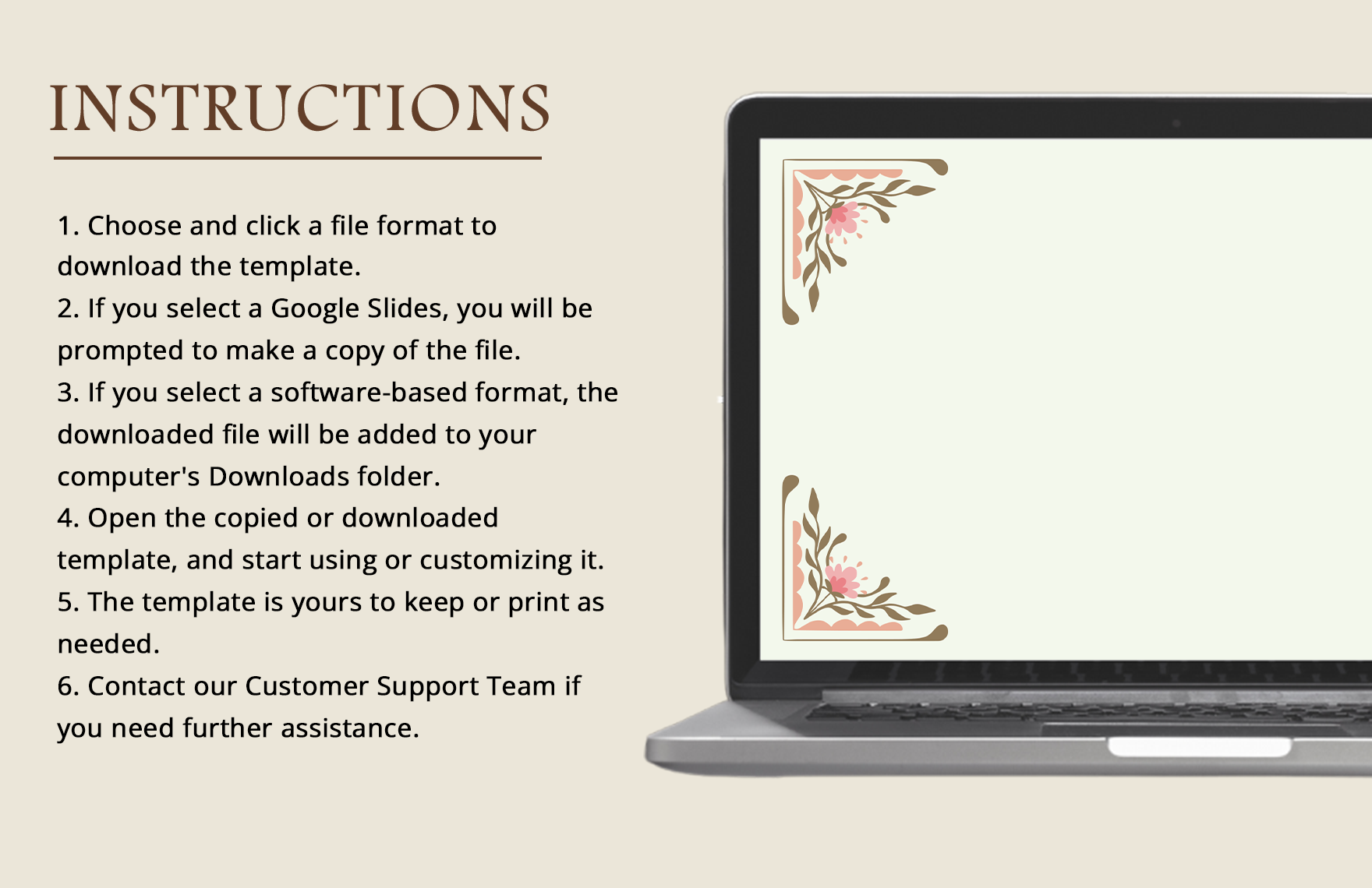 Corner Design Presentation Border