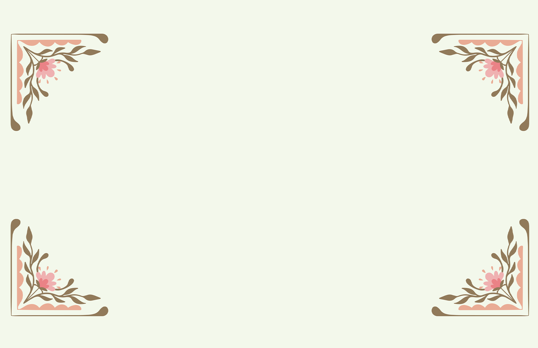 Corner Design Presentation Border