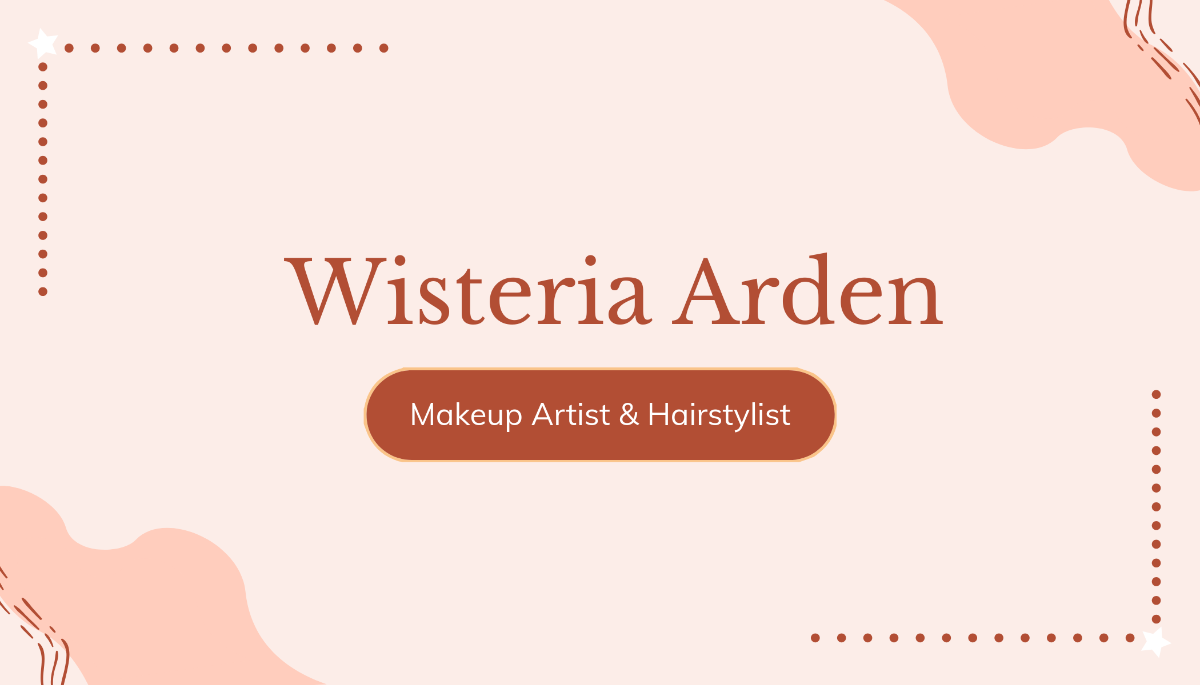 Free Makeup Artist & Hairstylist Business Card Template to Edit Online