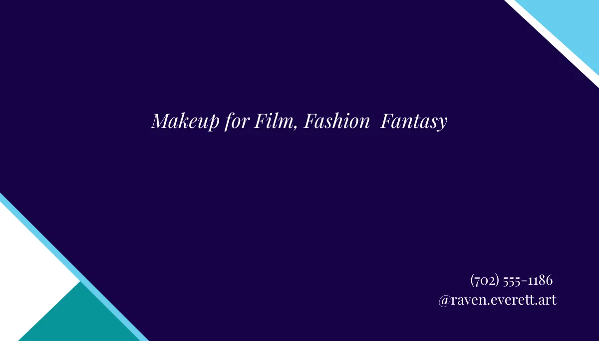 Free Unique Makeup Artist Business Card Template to Edit Online