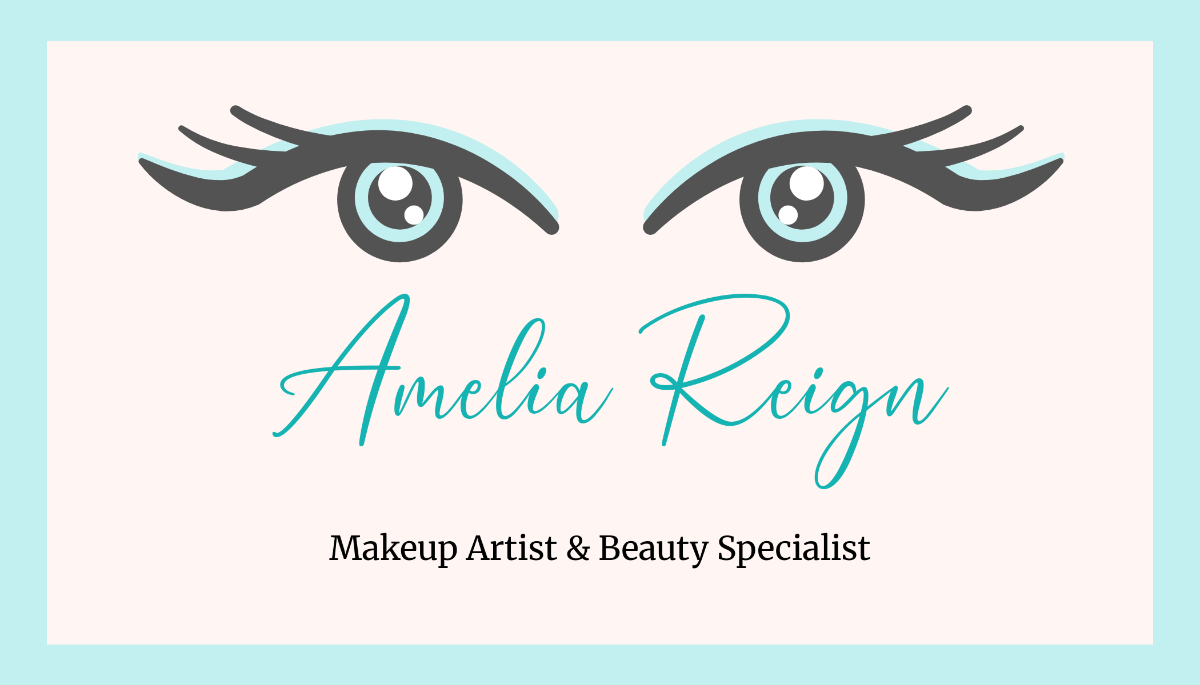 Free Makeup Artist & Specialist Business Card Template to Edit Online