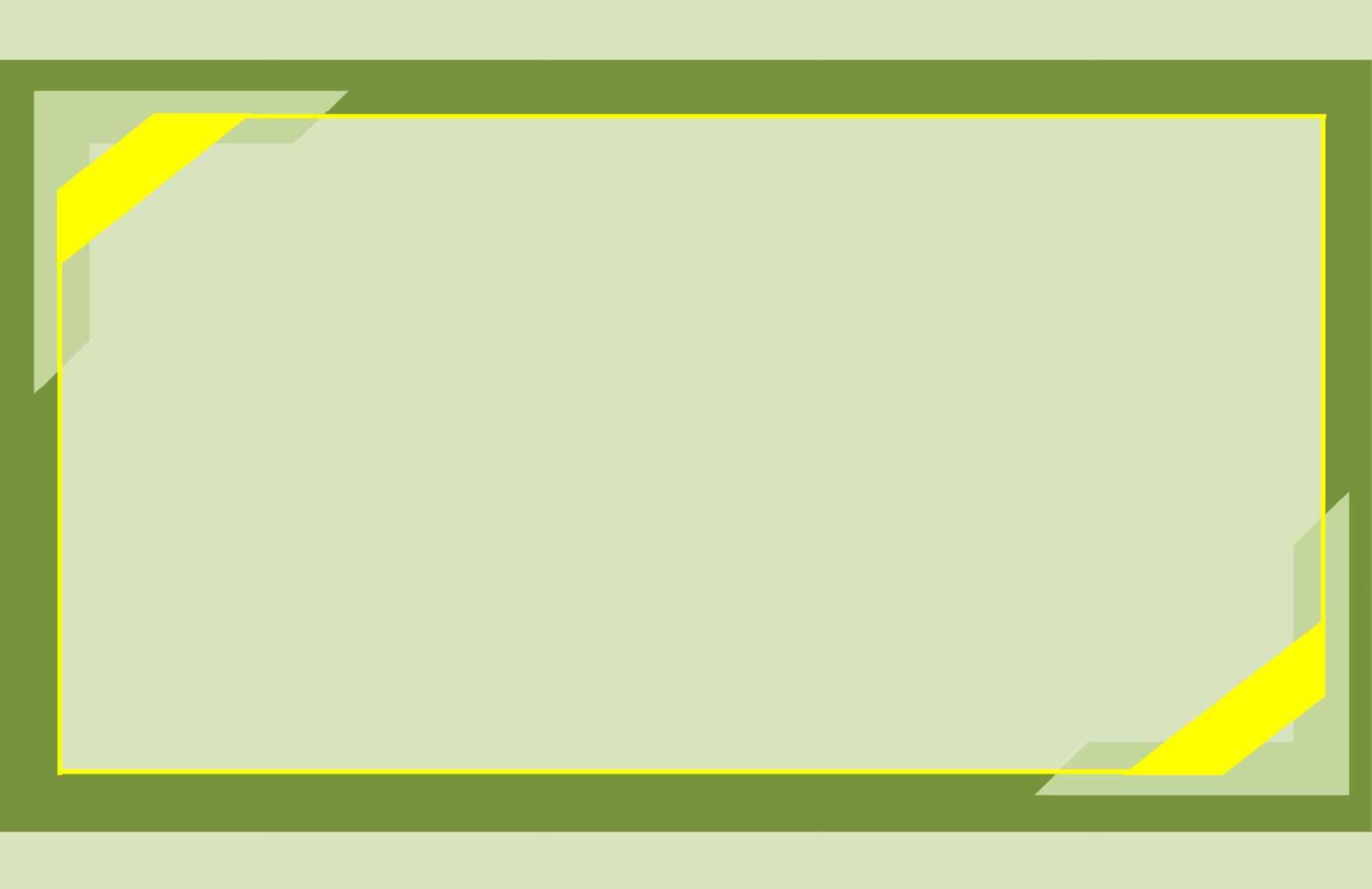 Thick Presentation Border