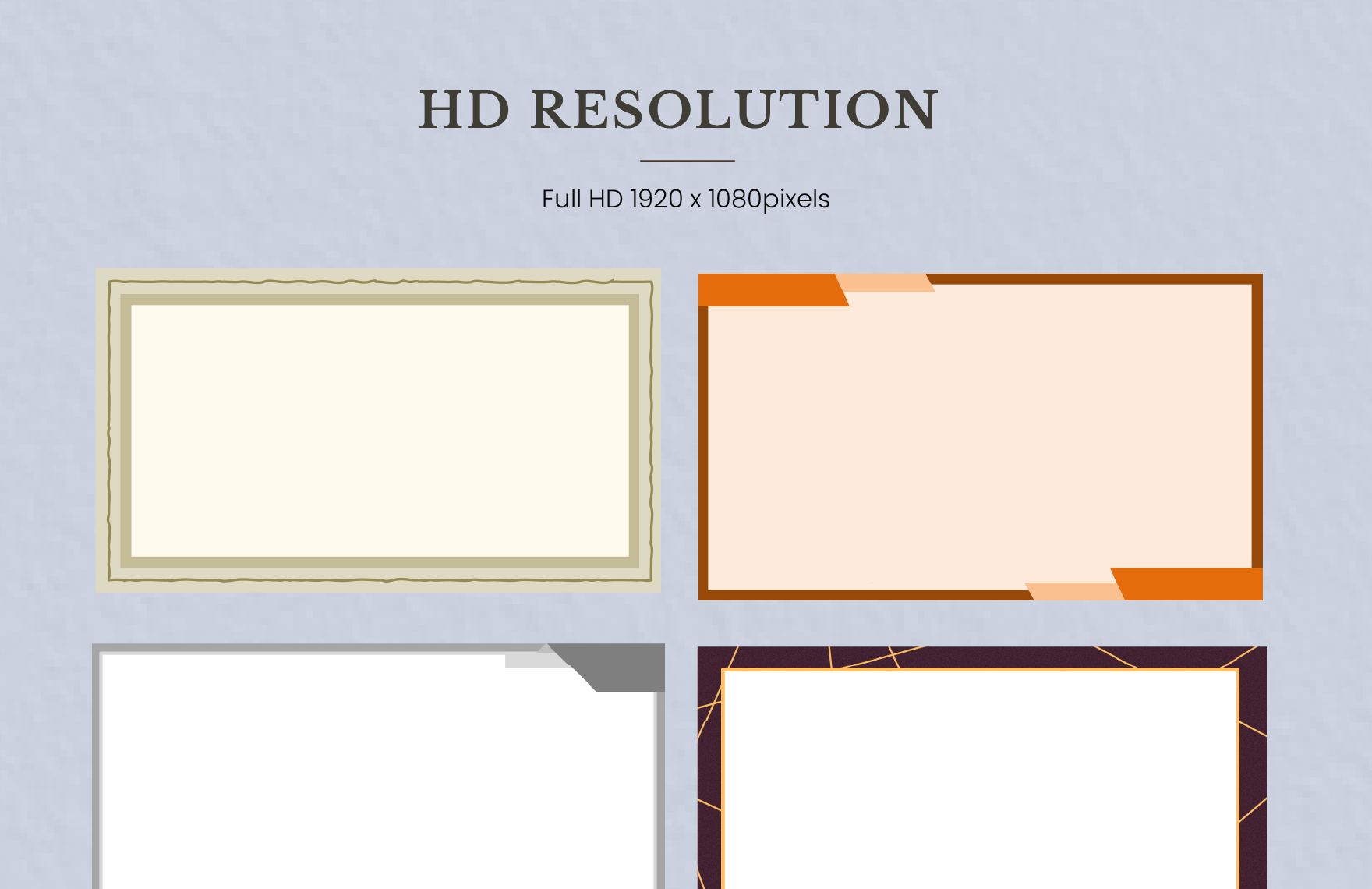 Thick Presentation Border