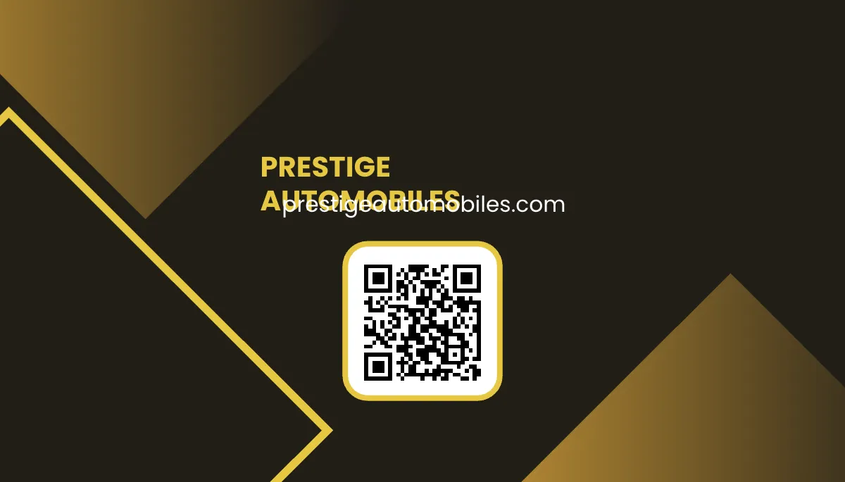 Free Luxury QR Code Business Card Template to Edit Online