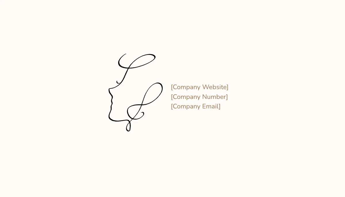 Free Blank Beauty Business Card with Logo Template to Edit Online