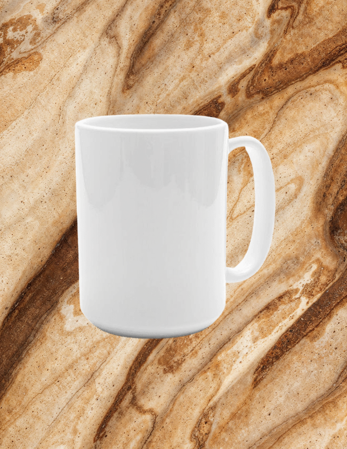 Free Rain Forest Brown Marble Photo Template to Edit Online