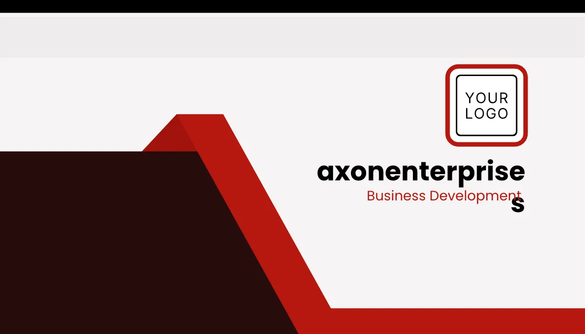 Free Professional Corporate QR Code Business Card Template to Edit Online