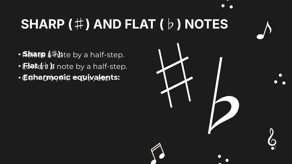 Free Piano Notes Presentation Template to Edit Online