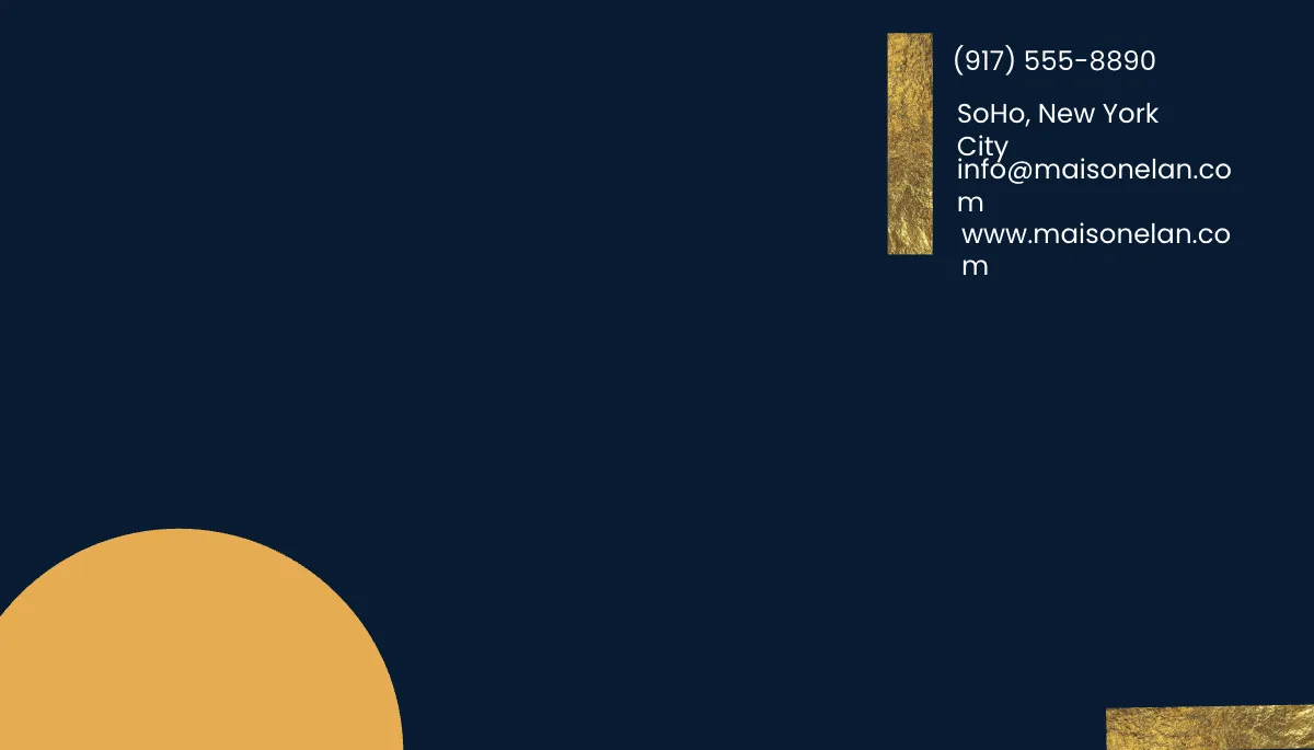 Free Luxury Gold Beauty Business Card Template to Edit Online