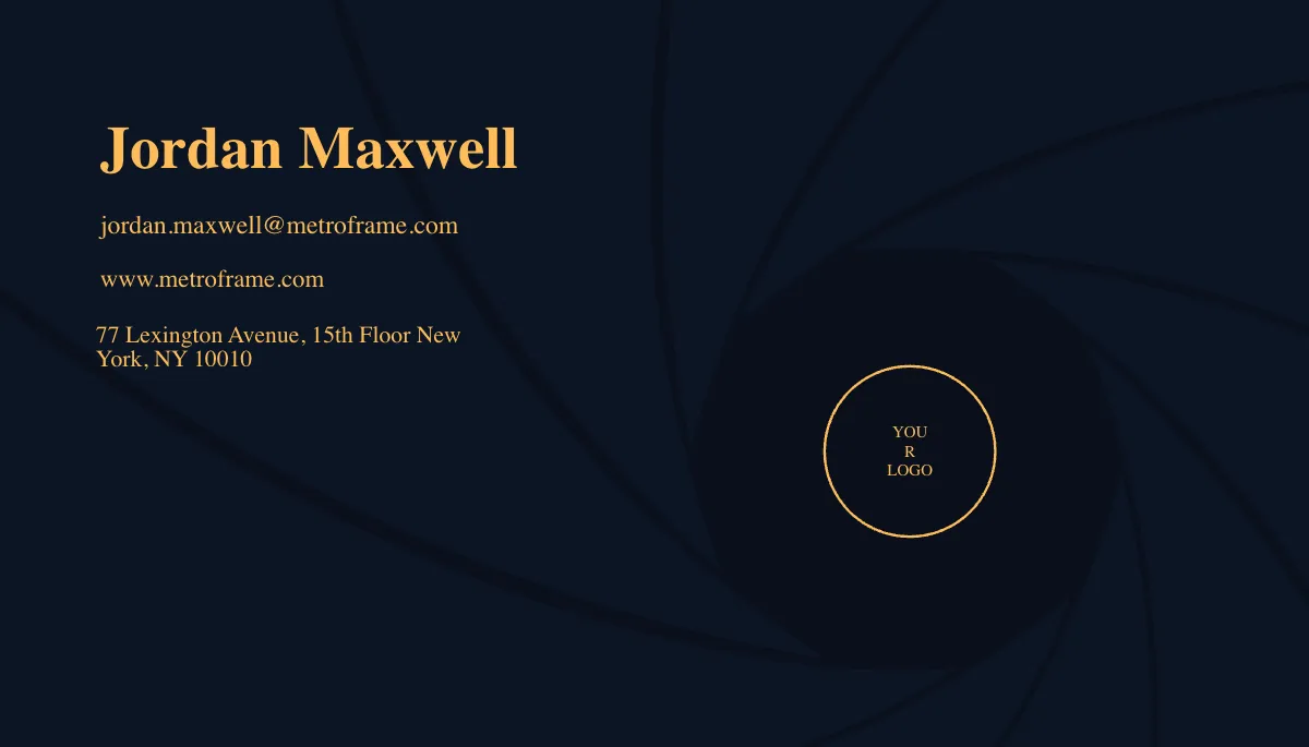 Free Corporate Photography Business Card Template to Edit Online