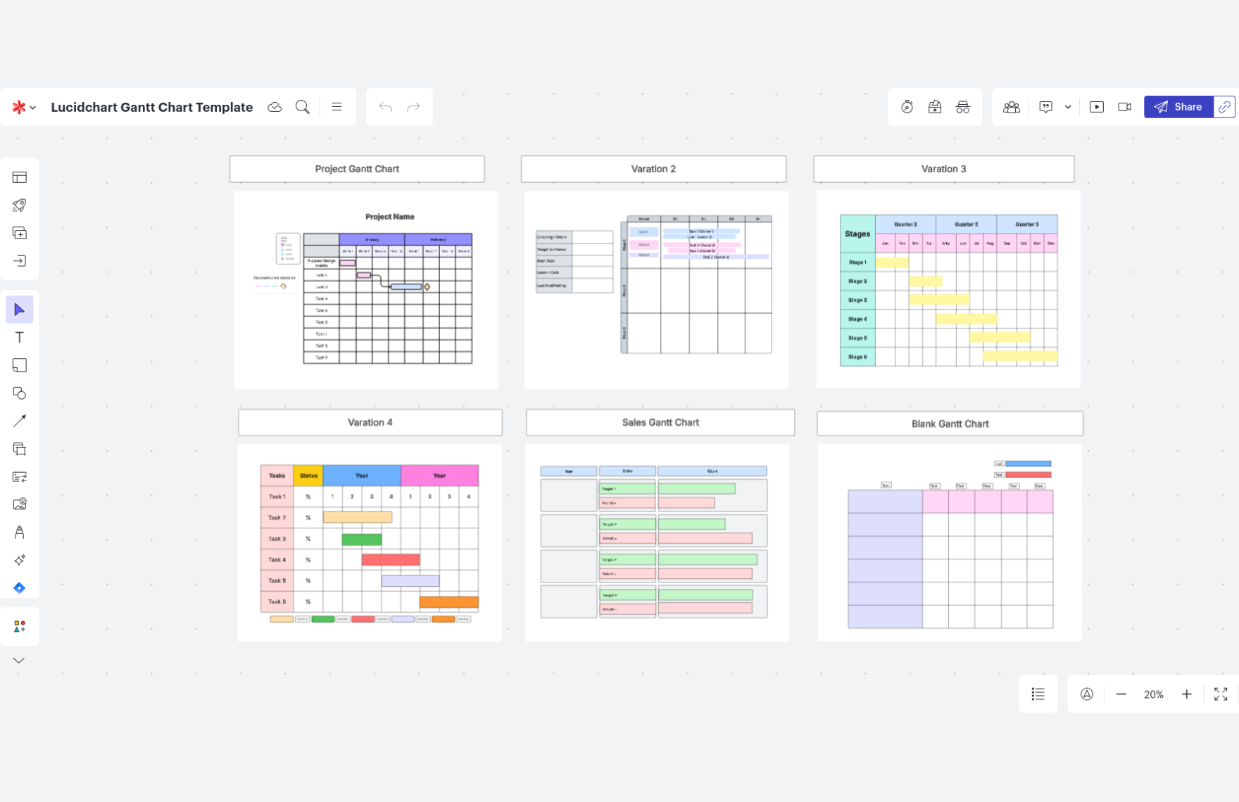 Free Gantt Chart Template
