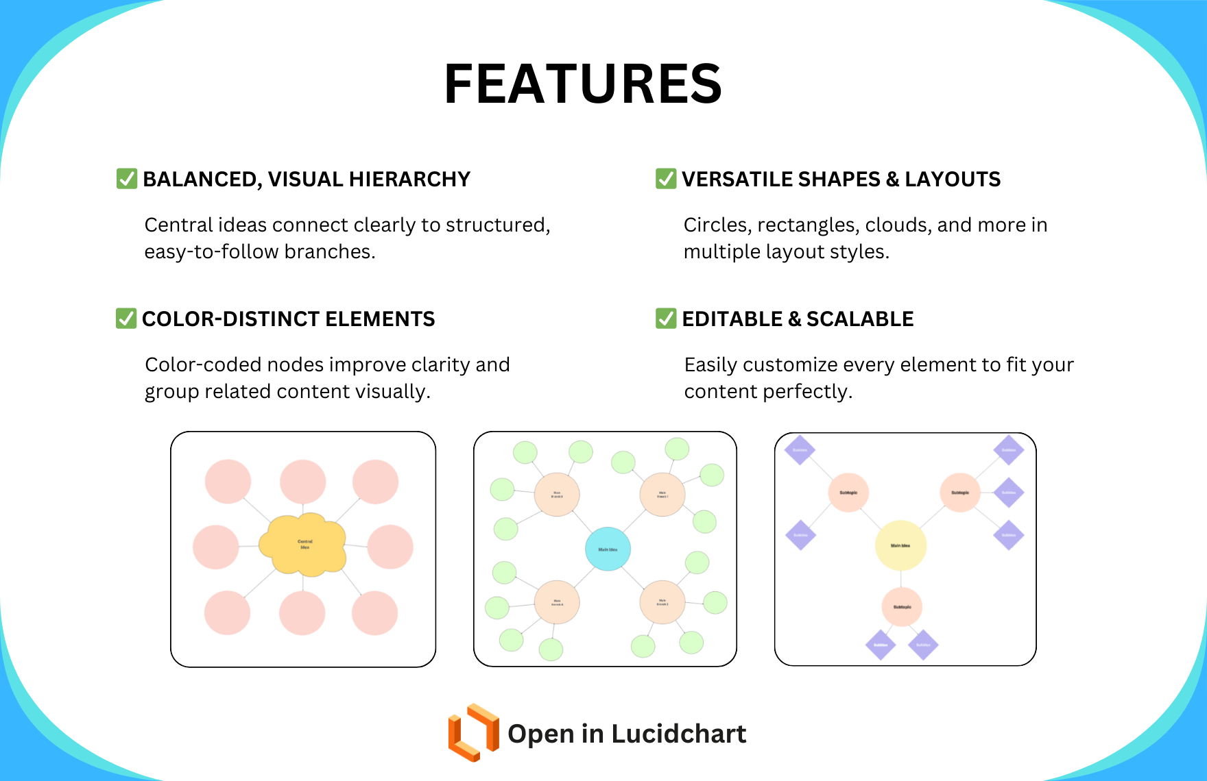 Free Spider Diagram Template