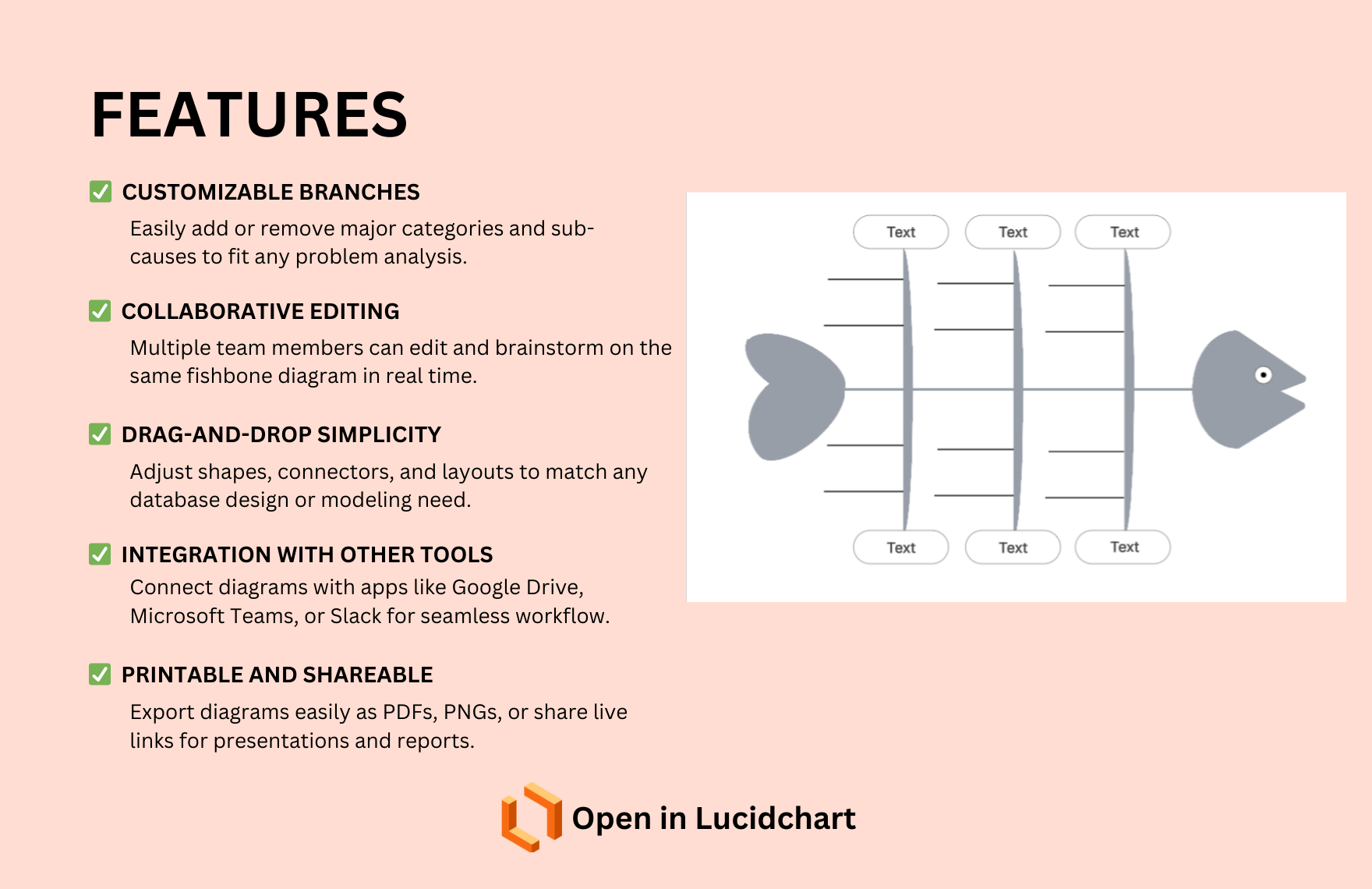 Free Fishbone Diagram Template