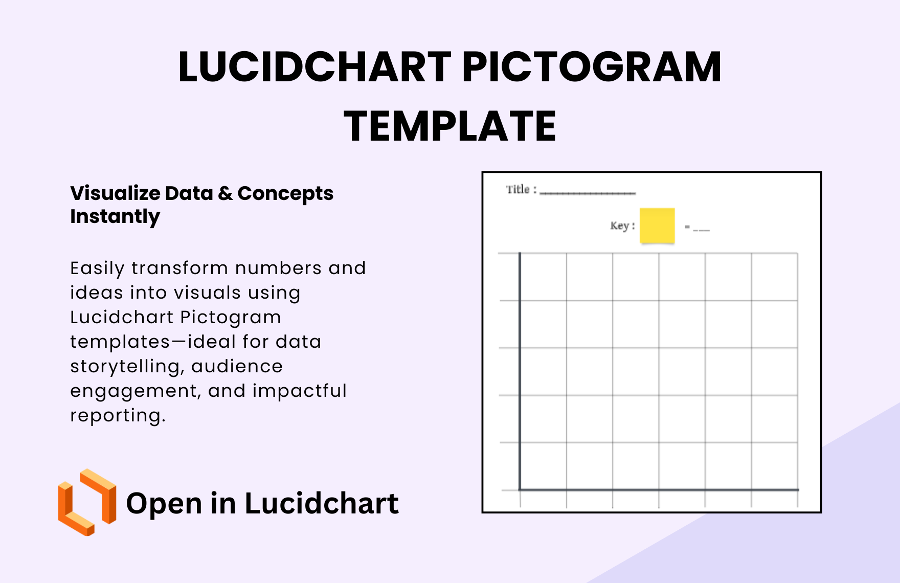 Free Pictogram Template in Lucidchart to Download
