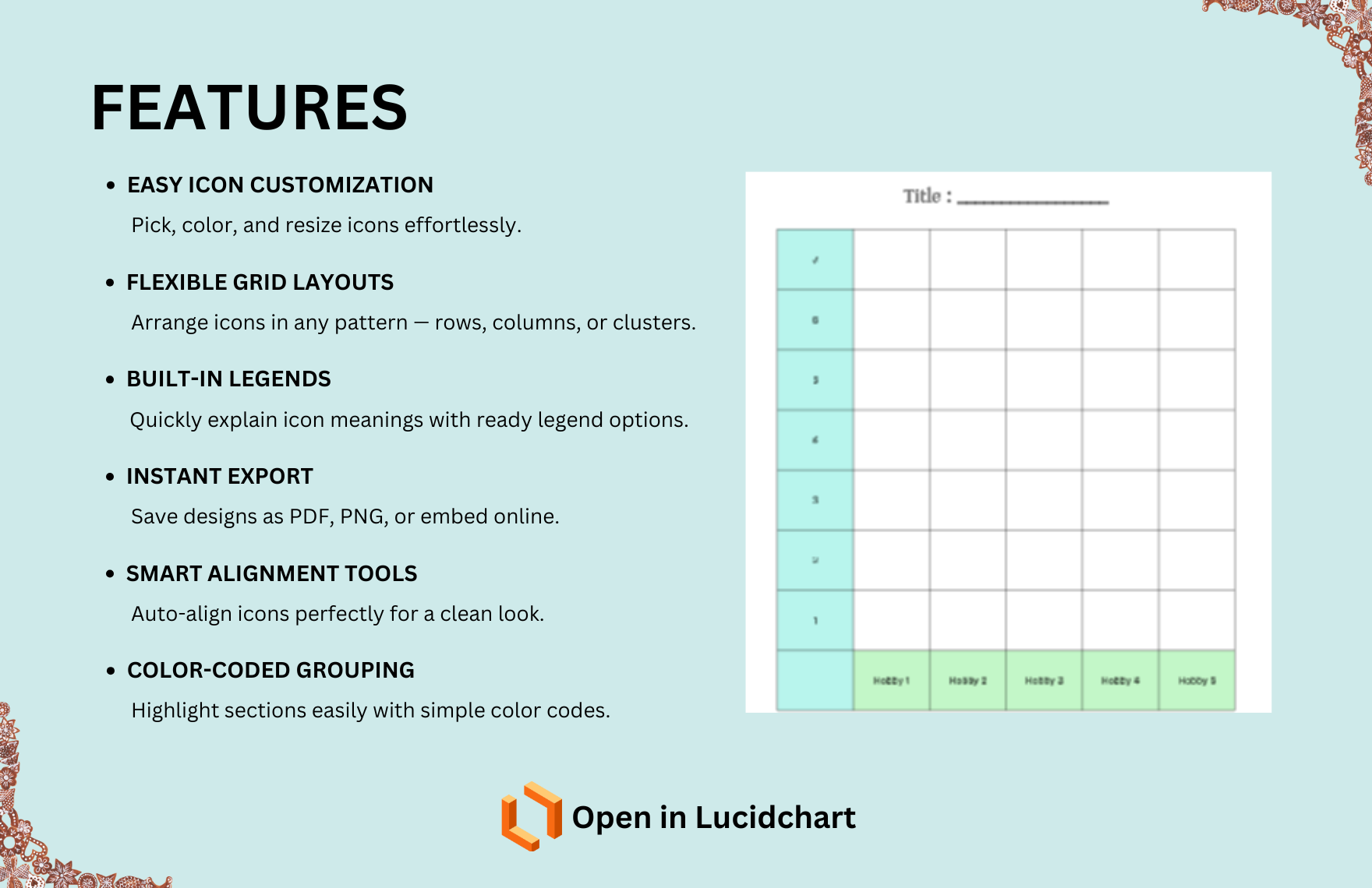 Free Pictogram Template