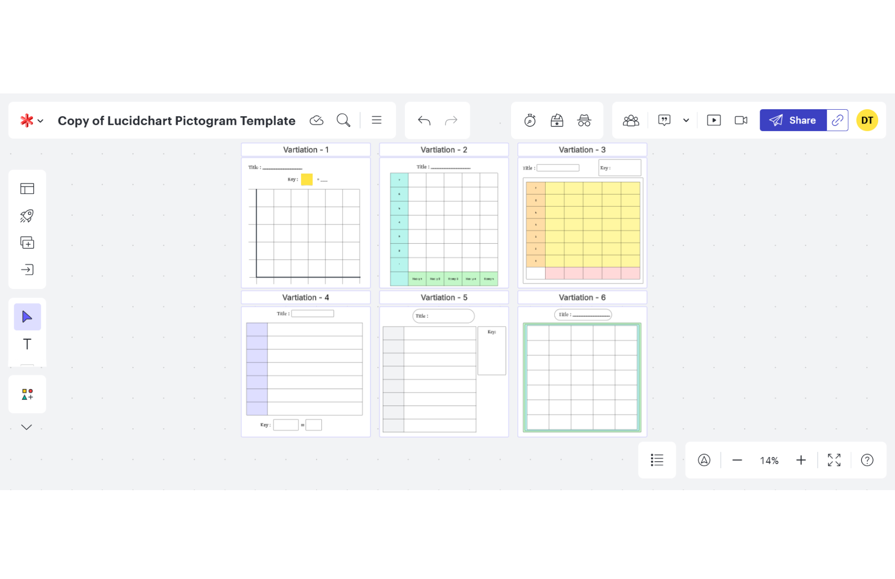 Free Pictogram Template