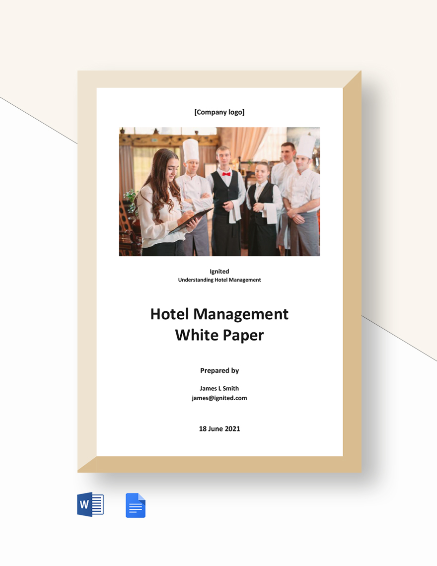 Hotel Management White Paper