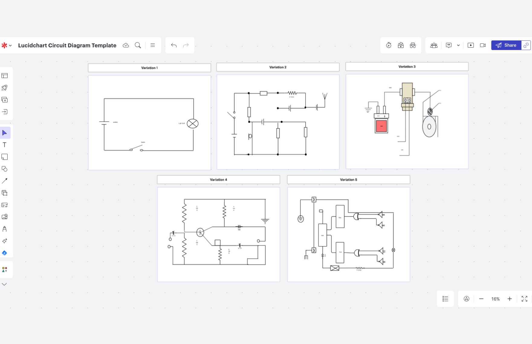 Free Circuit Diagram Template