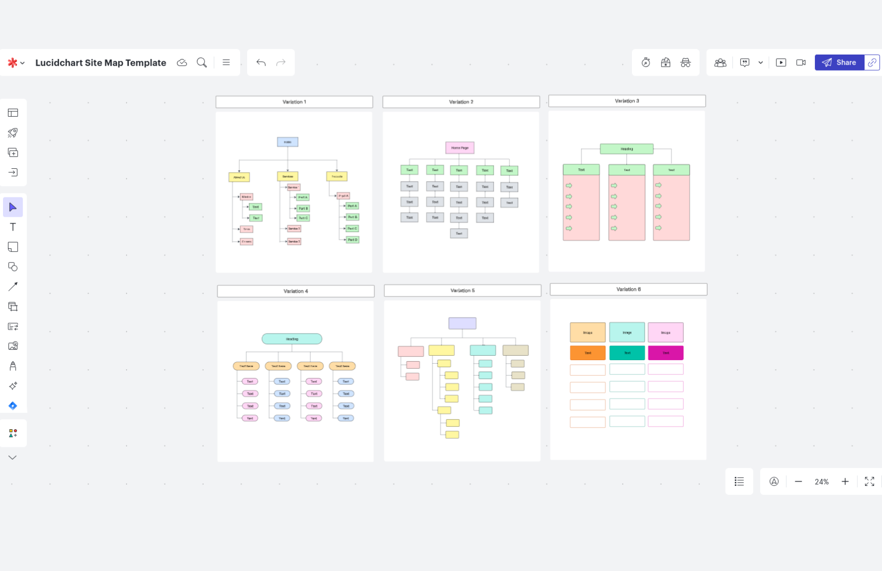 Free Site Map Template