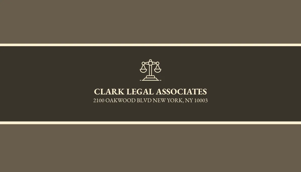 Free Lawyer Associates Business Card Template to Edit Online