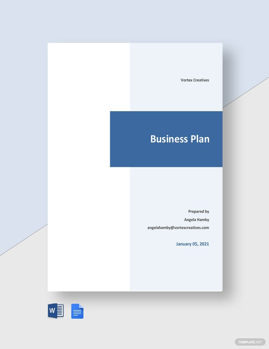 Blank Advertising Agency Business Plan Template