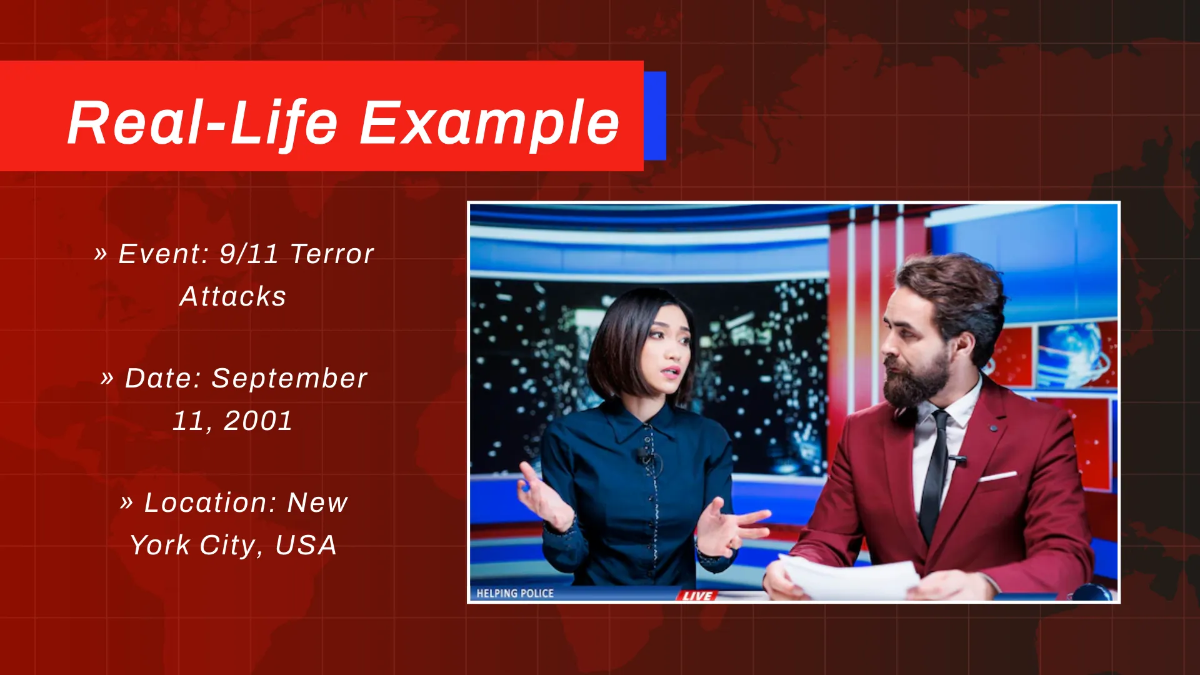 Free Breaking News Presentation Template to Edit Online