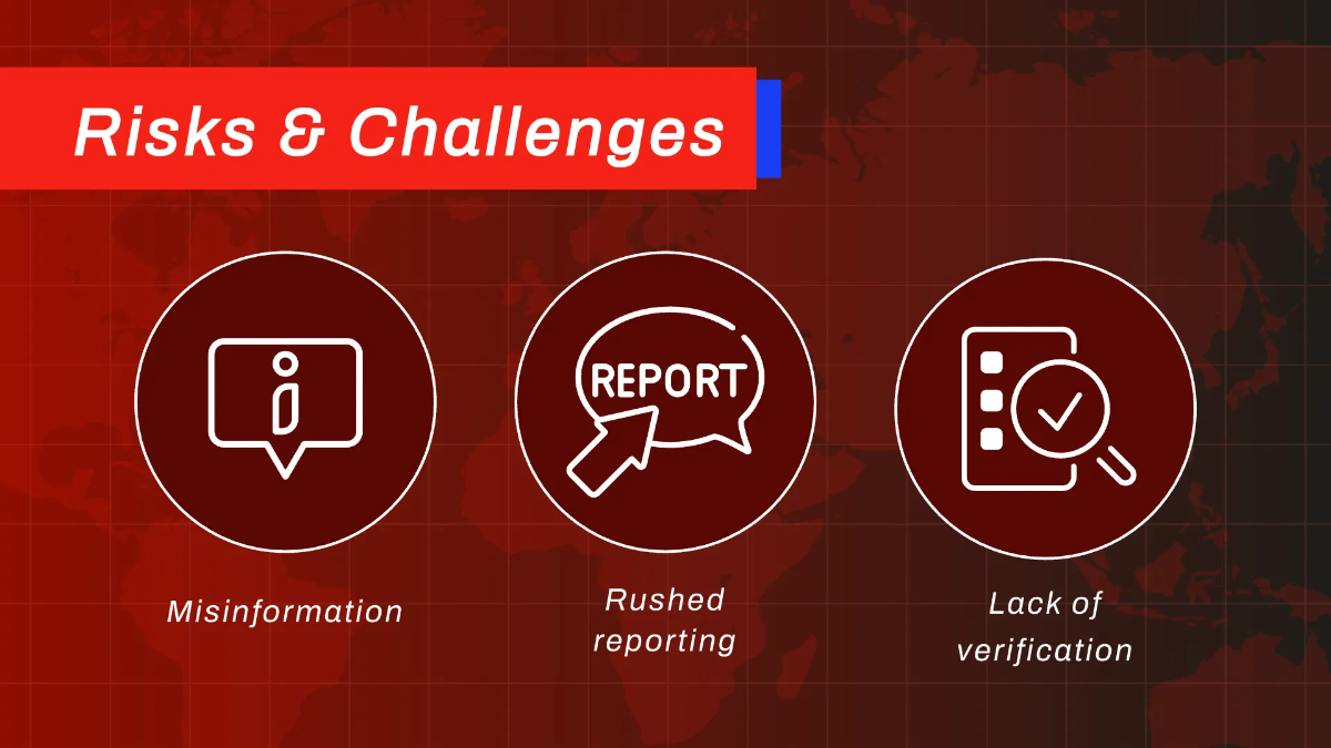 Free Breaking News Presentation Template to Edit Online