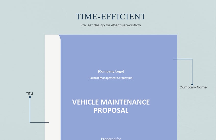 Vehicle Maintenance Proposal Template