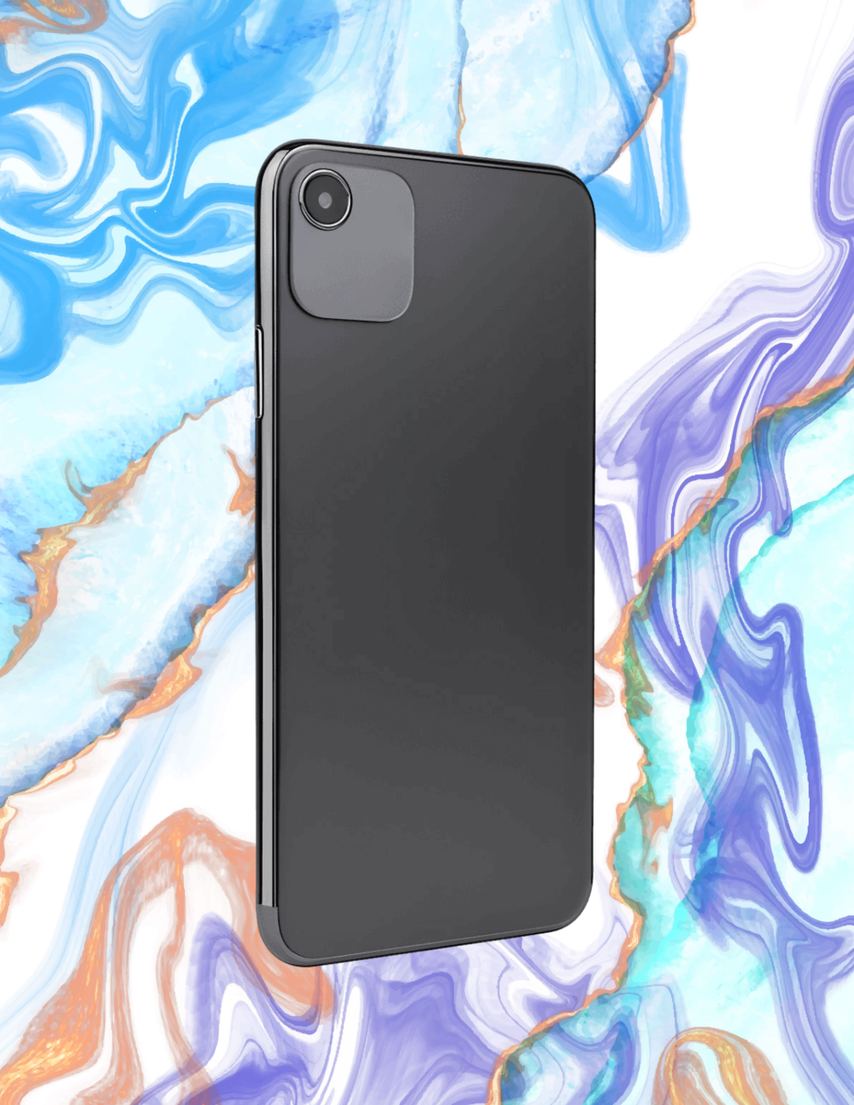 Free Colorful Abstract Marble Photo Template to Edit Online