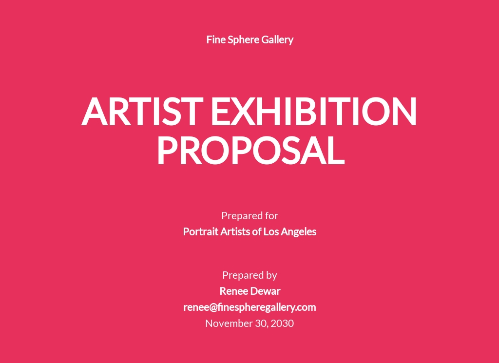 Artist Exhibition Proposal Template.jpe