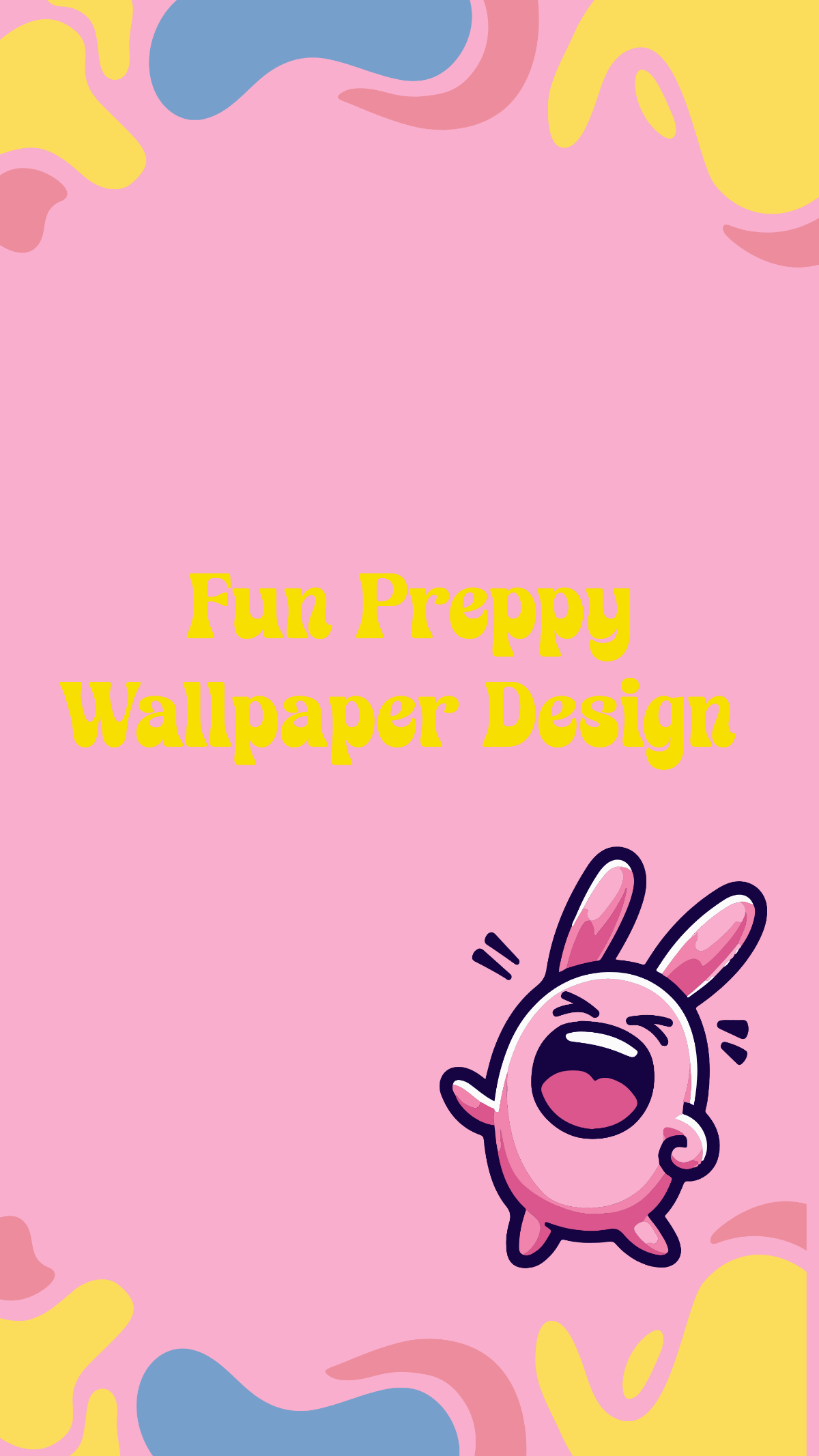 Free Fun Preppy Wallpaper Design Template