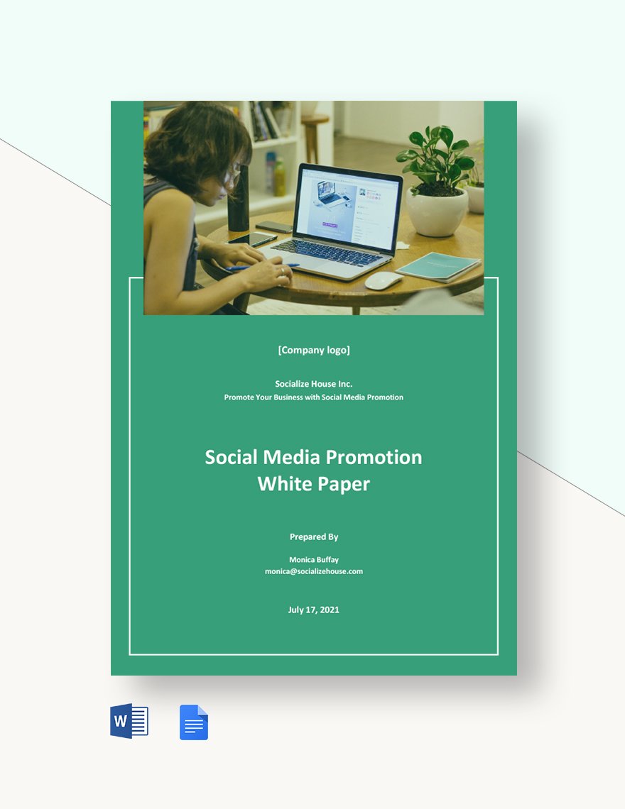 Social Media Promotion White Paper Template