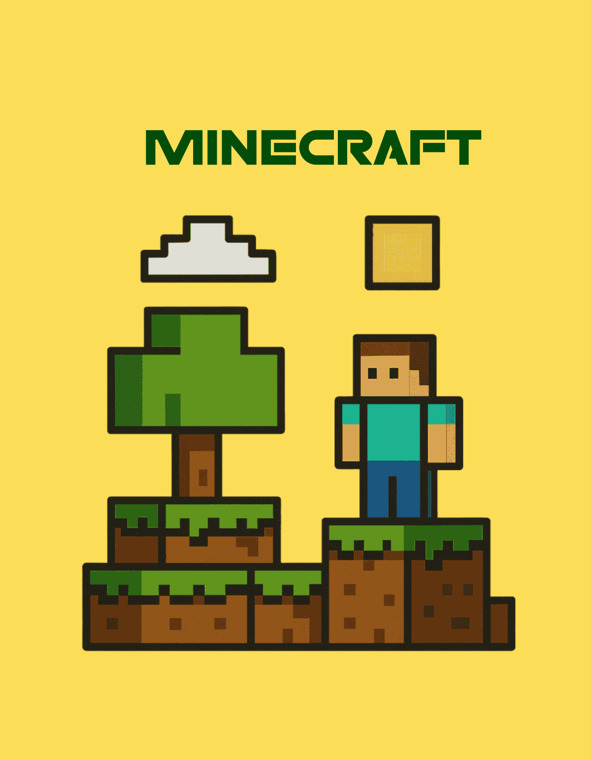 Minecraft Hoodie Template