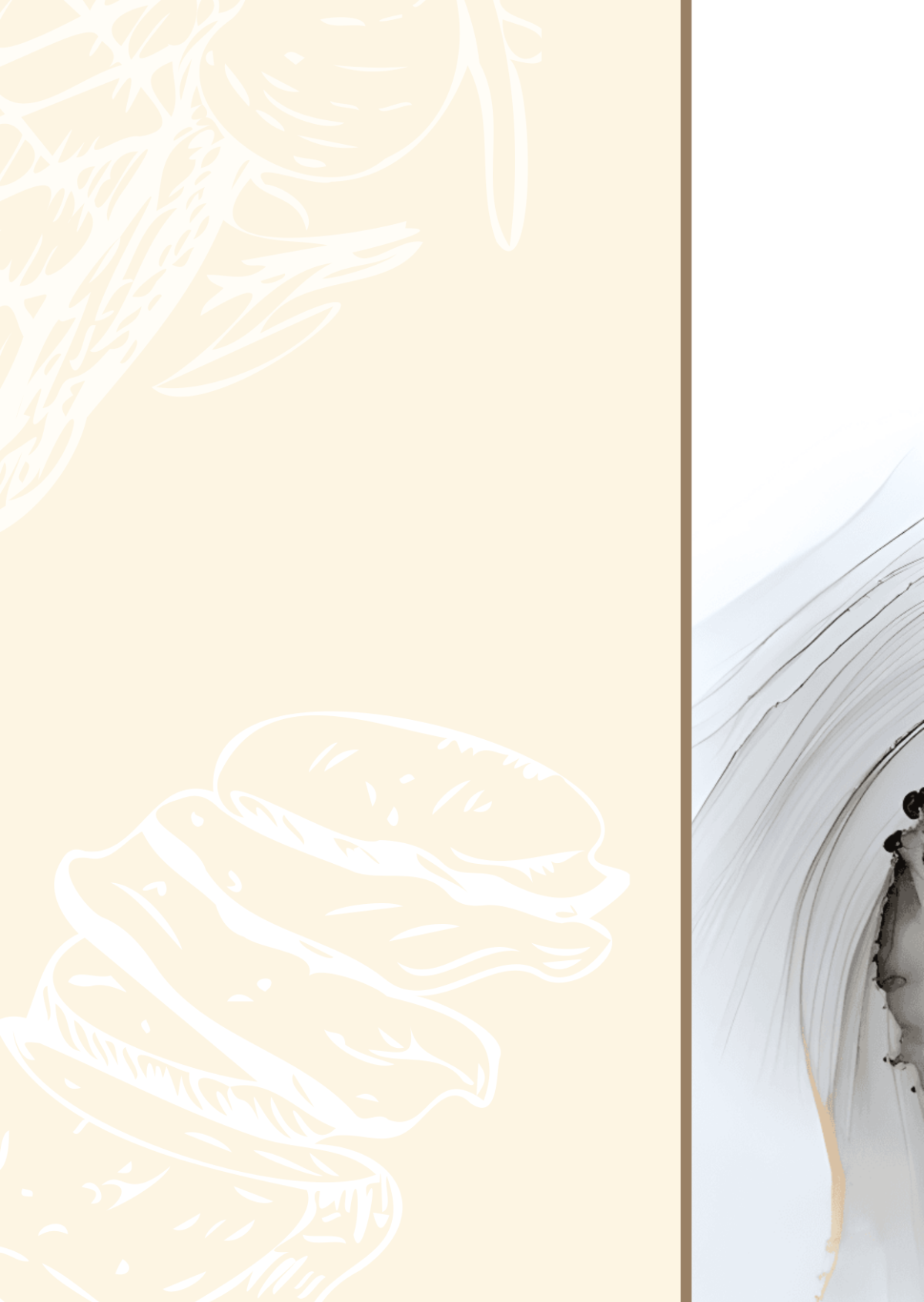 Free Elegant Background Dessert Menu Template