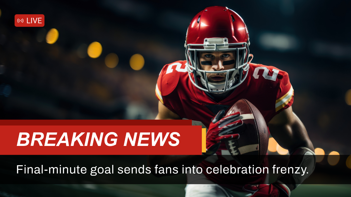 Free Breaking Football News Template