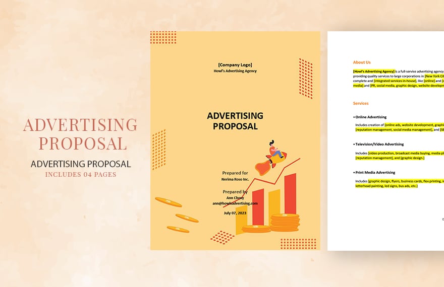 Basic Advertising Agency Proposal Template