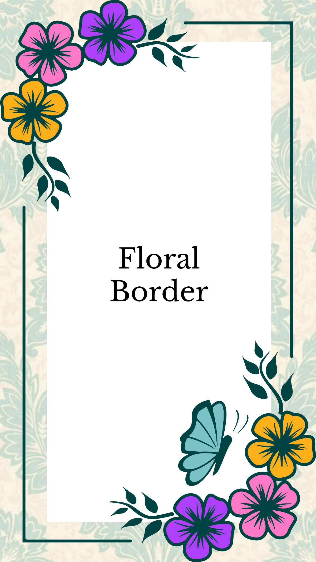 Floral Border Clipart