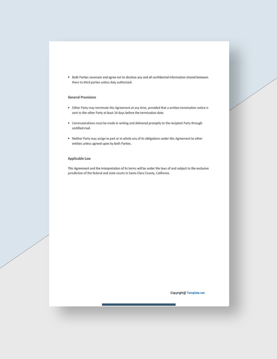 Simple Ad Agency Agreement Template