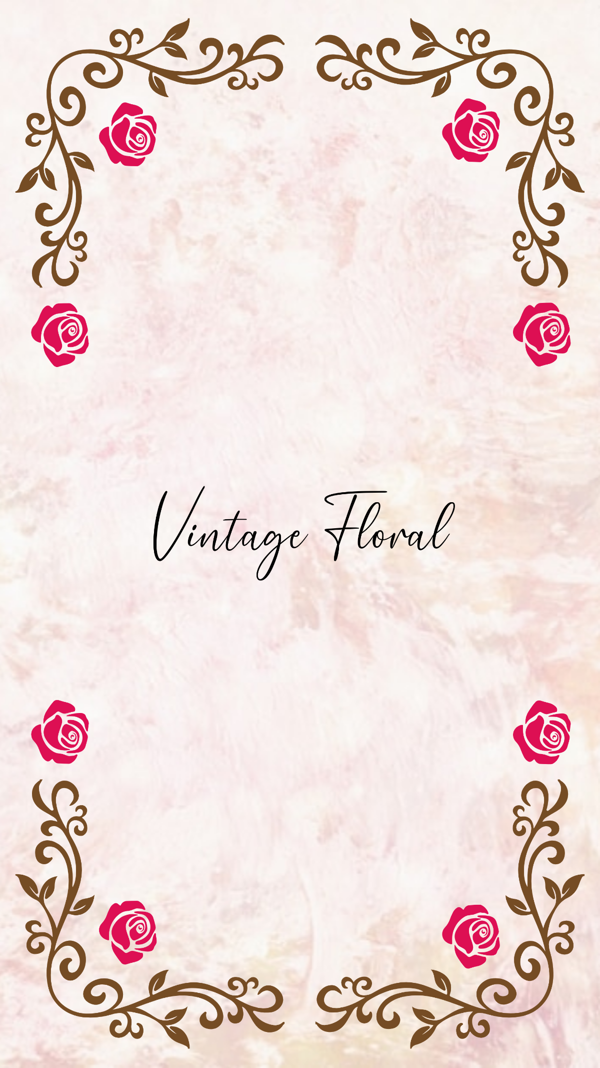 Vintage Floral Border Vintage Floral Border