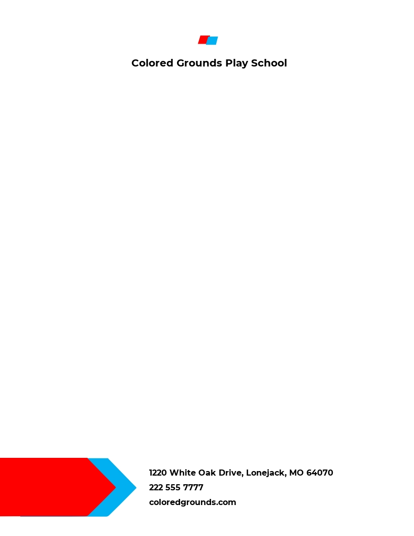 White Minimalist Charity Letterhead - Templates by Canva