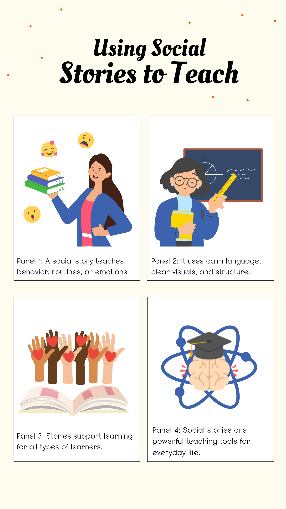 Professional Social Story for Teaching Template