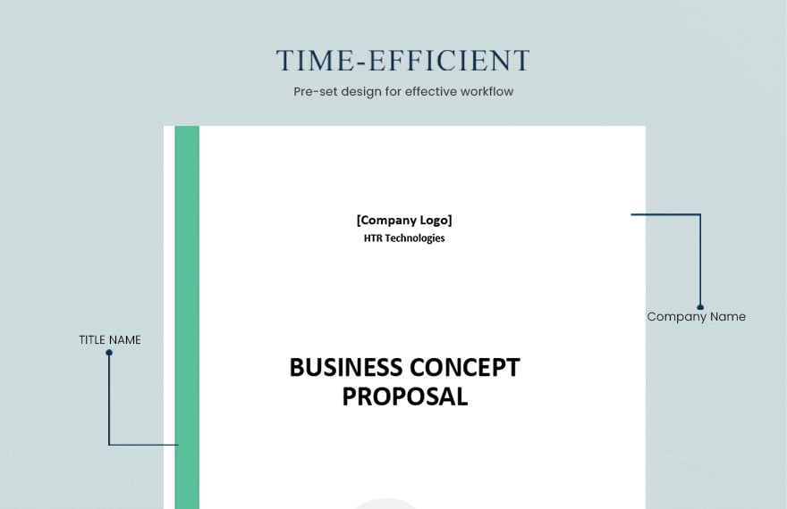Business Concept Proposal Template
